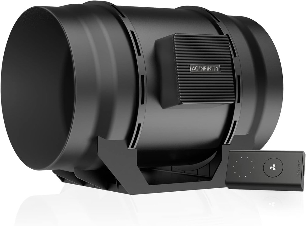 AC Infinity CLOUDLINE A8, Quiet 8" Inline Duct Fan with Speed Controller, EC Mot