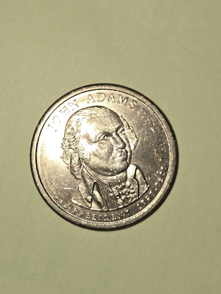 2007 S-PROOF Position A John Adams Dollar Coin