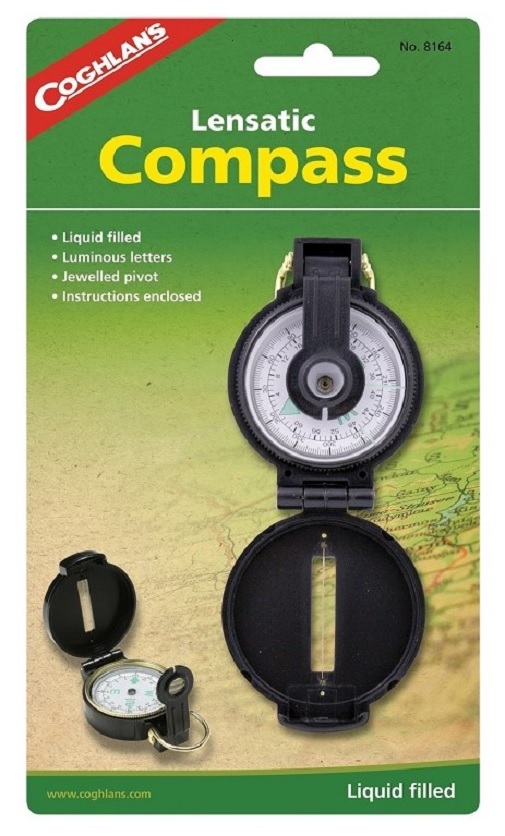 Coghlan's Liquid Filled Lensatic Compass 8164
