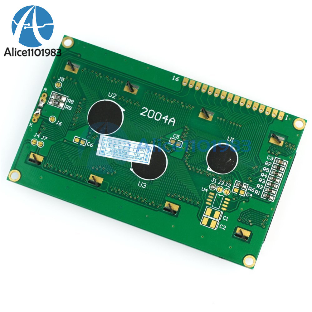 3.3V Blue 2004 20x4 Character LCD Display Module w/Tutorial,HD44780 Controller