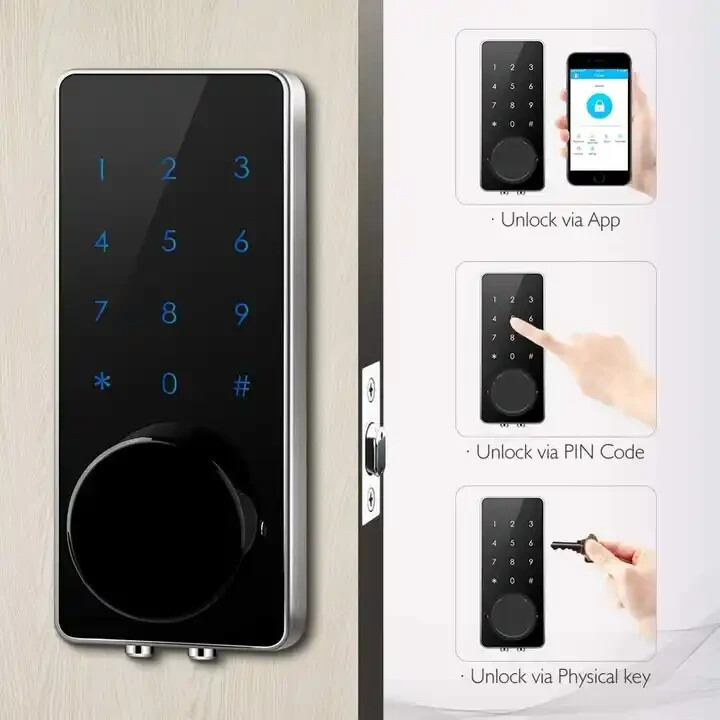 Security Smart Door Lock Keyless Entry Door Lock Electronic Deadbolt