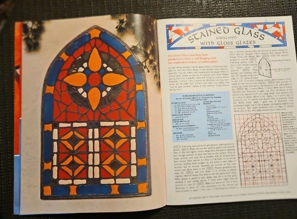 Ceramics Easy Step-by-Step Projects 1974 Vintage Guide Book In Hobby Techniques