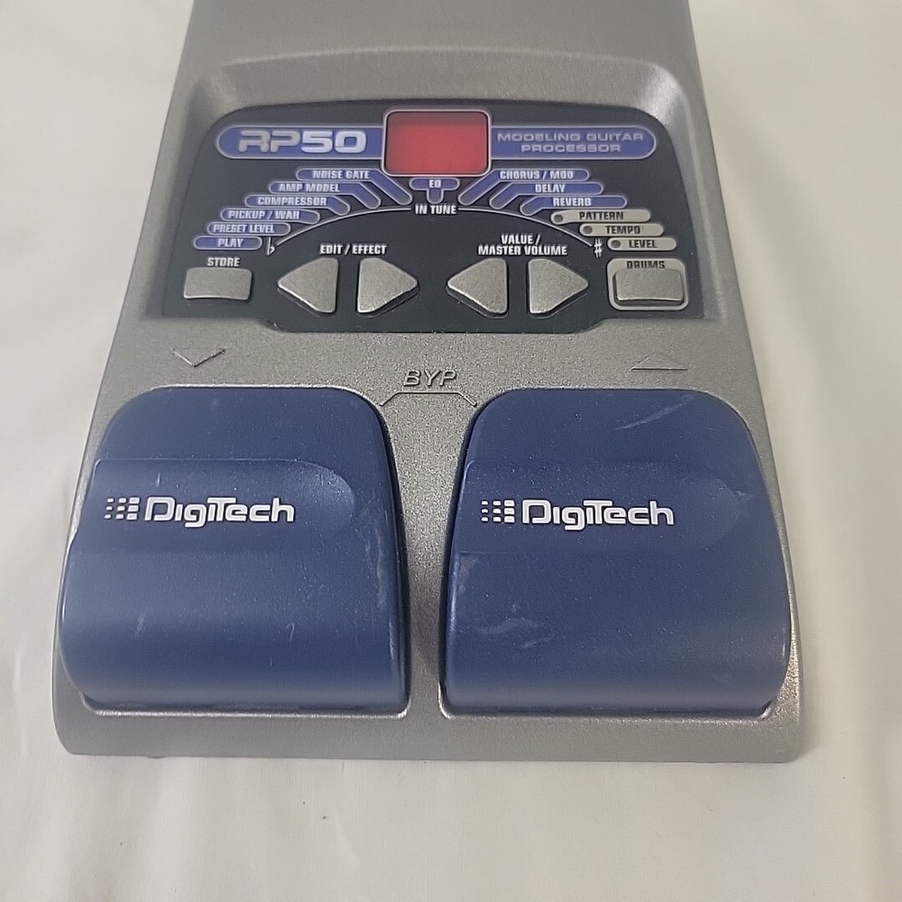 DigiTech RP50 Multi-Effect Modeling Guitar Processor Effects Pedal No Cord As Is