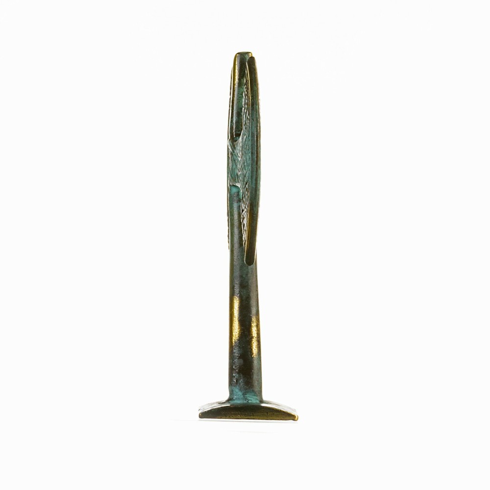 Minoan Double Axe Labrys Ancient Greece Solid Bronze 4.7"