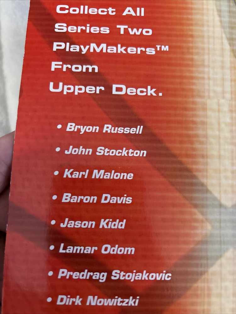 Upper Deck NBA Playmakers Bobblehead JASON Kidd New Jersey Nets Sealed