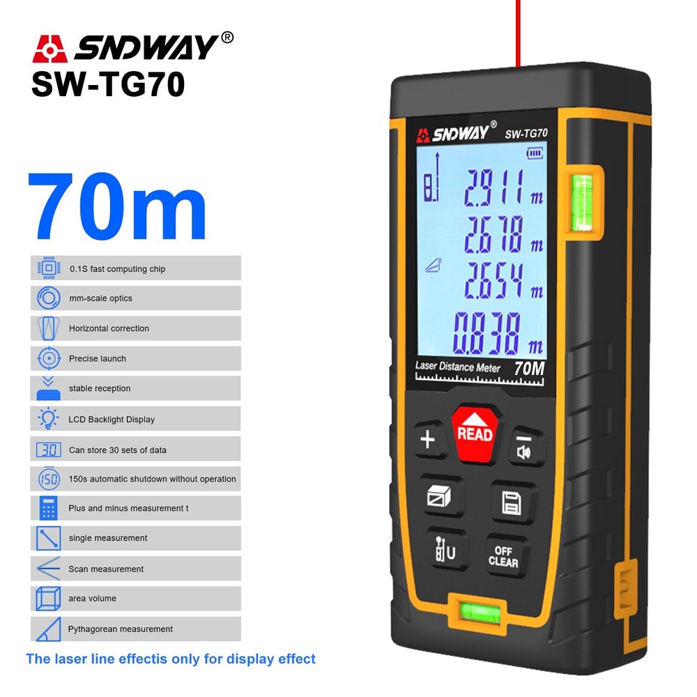 Laser Rangefinder Accurate Digital Laser Rangefinder Handheld Distance Meter