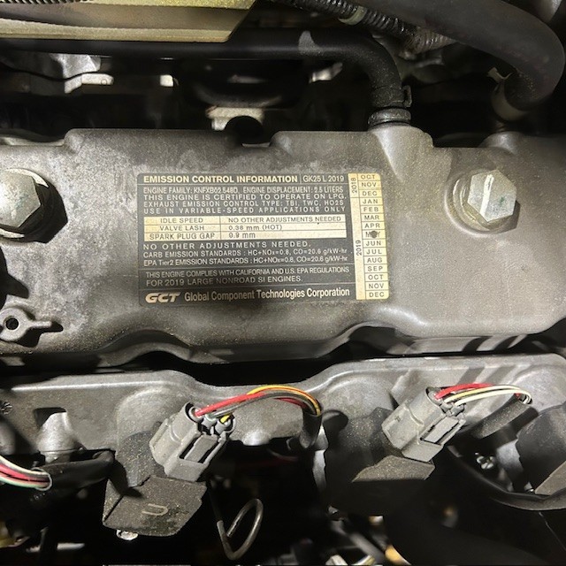 2019 Cat 2C5000 5000lb Used Forklift Triple Mast Sideshift LP Gas 5768 Hours