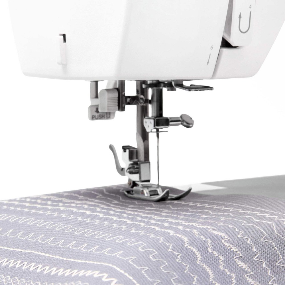 SINGER® Heavy Duty 4452 White Sewing Machine & Extension Table Bundle