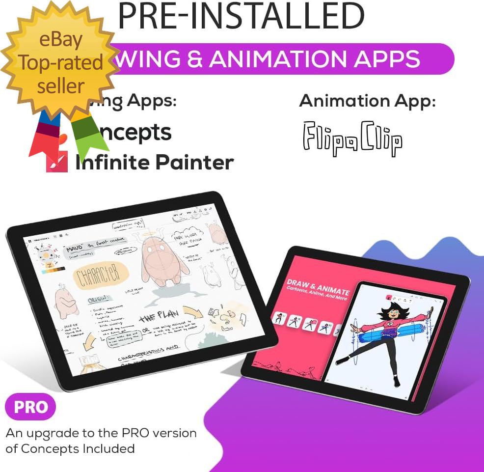 Picassotab X Drawing Tablet No Computer Needed Drawing Apps & Tutorials