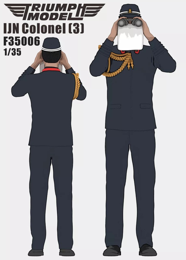 Triumph Model F35006 1/35 Colonel (3) 3D Printed Model -