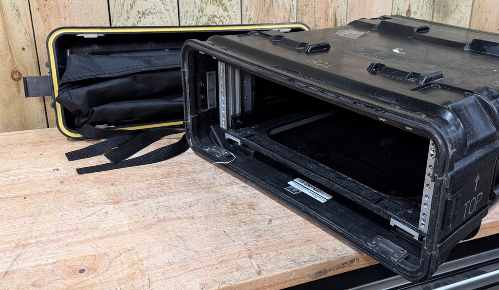 ECS Server 3U Rack Rackmount 19" X 20" Frame Waterproof Black Storage Case