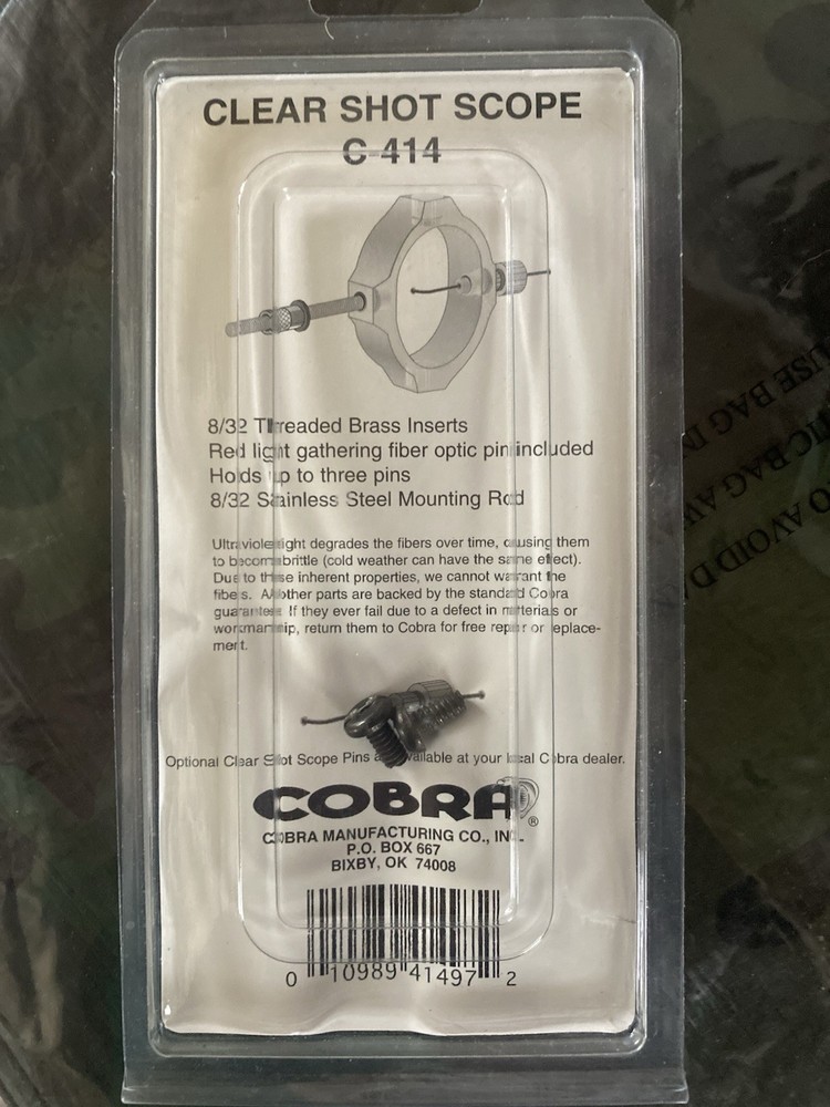 Cobra Clear Shot Scope C-414 Bow Sight