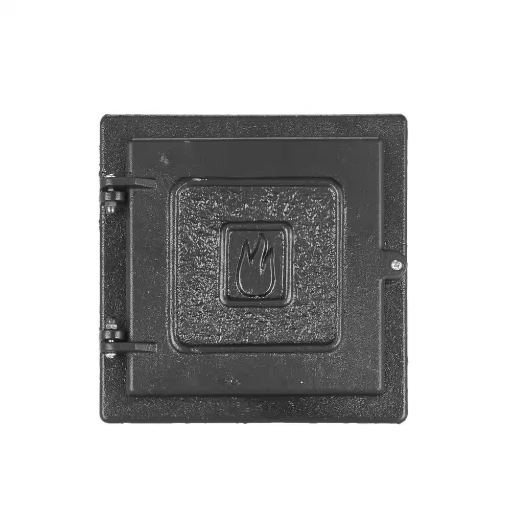 8 In. Black Clean Out Door