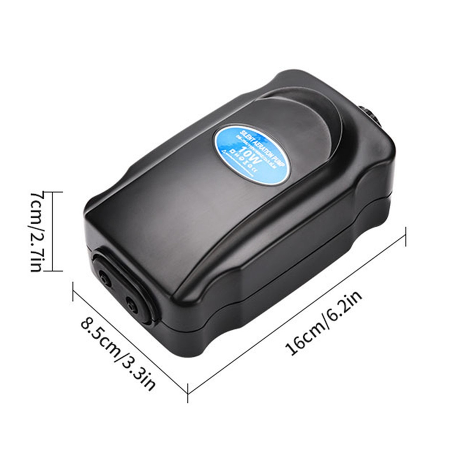 100 Gallon 10W Adjustable Silent Oxygen Air Pump for Aquarium Fish Tank 40 inch