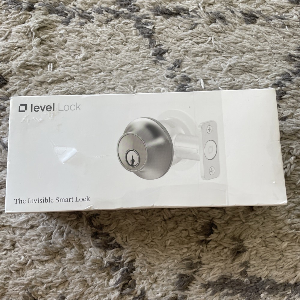 Level Lock Smart Keyless Entry Smartphone Access Bluetooth HomeKit - Matte Black