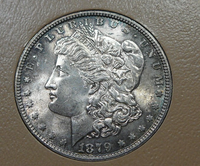 1879 Morgan Dollar - Uncirculated / Unc - Remarkably Appealing Toned & Lustrous