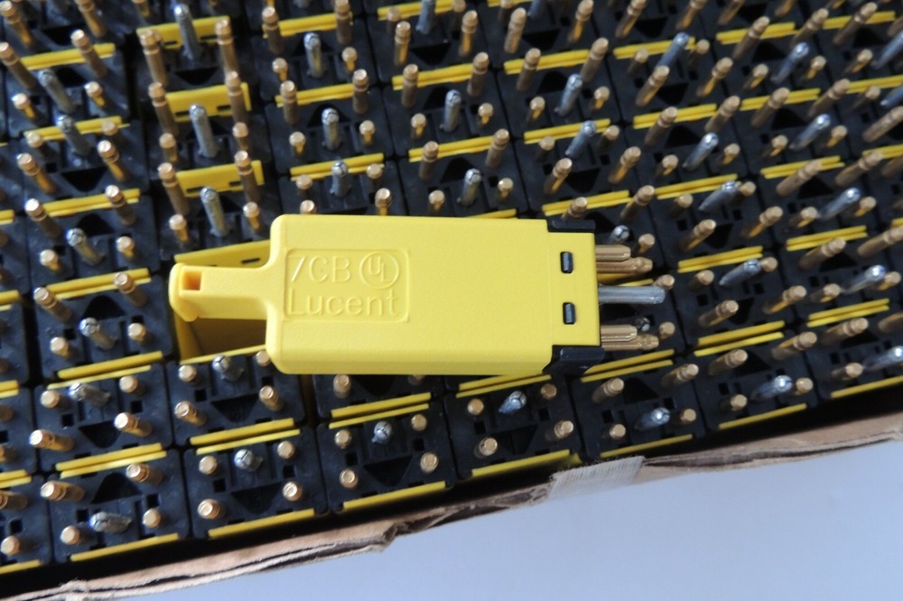 100 7CB4T AVAYA Surge Protector 5-Pin Solid State Modules YELLOW NEW