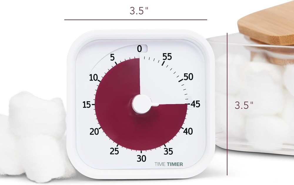 Customizable 60-Minute Visual Timer for Study & Play - Perfect for All Abilities
