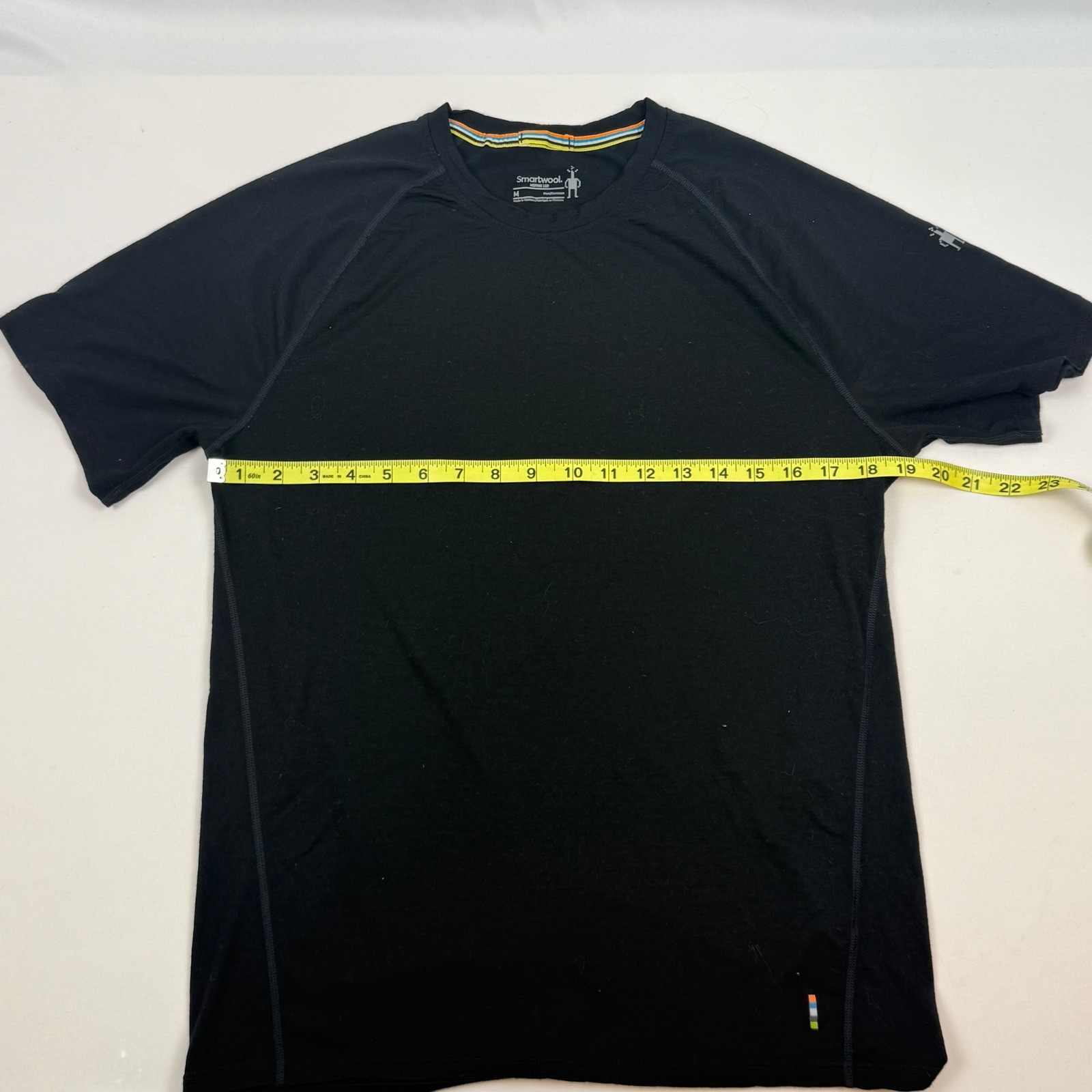 Smartwool Merino 150 Mens T Shirt Black Short Sleeve Crew Neck Size M