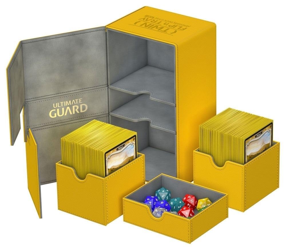 - Deck Box: Twin Flip N Tray Xenoskin 200 Amber