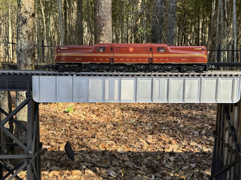 G Scale Split Jaw Riveted Girder 38" deck bridge kit - transform your benchwork
