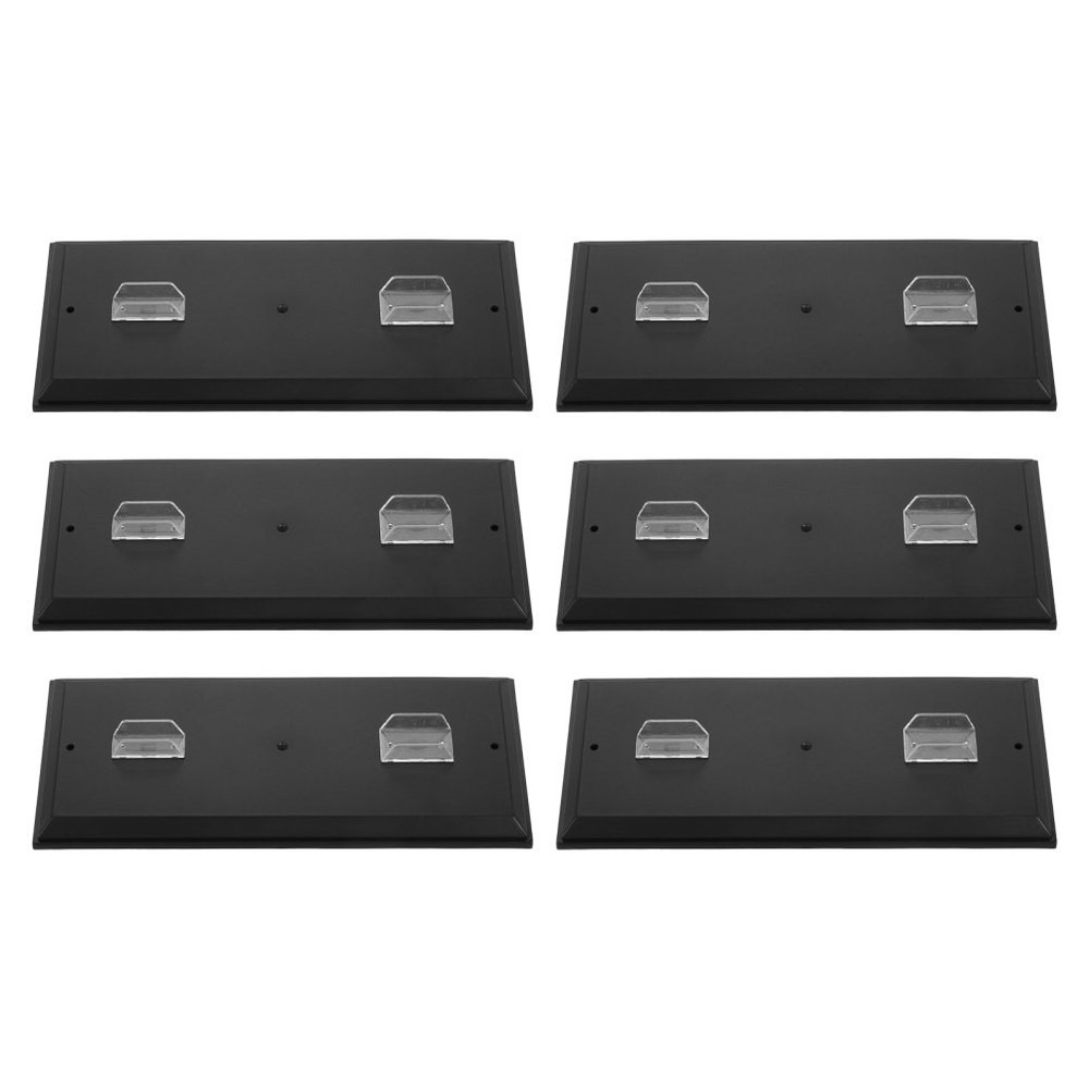 6 Pcs Mini Motorcycle Model Display Bracket Shelf Stand Miniature Base