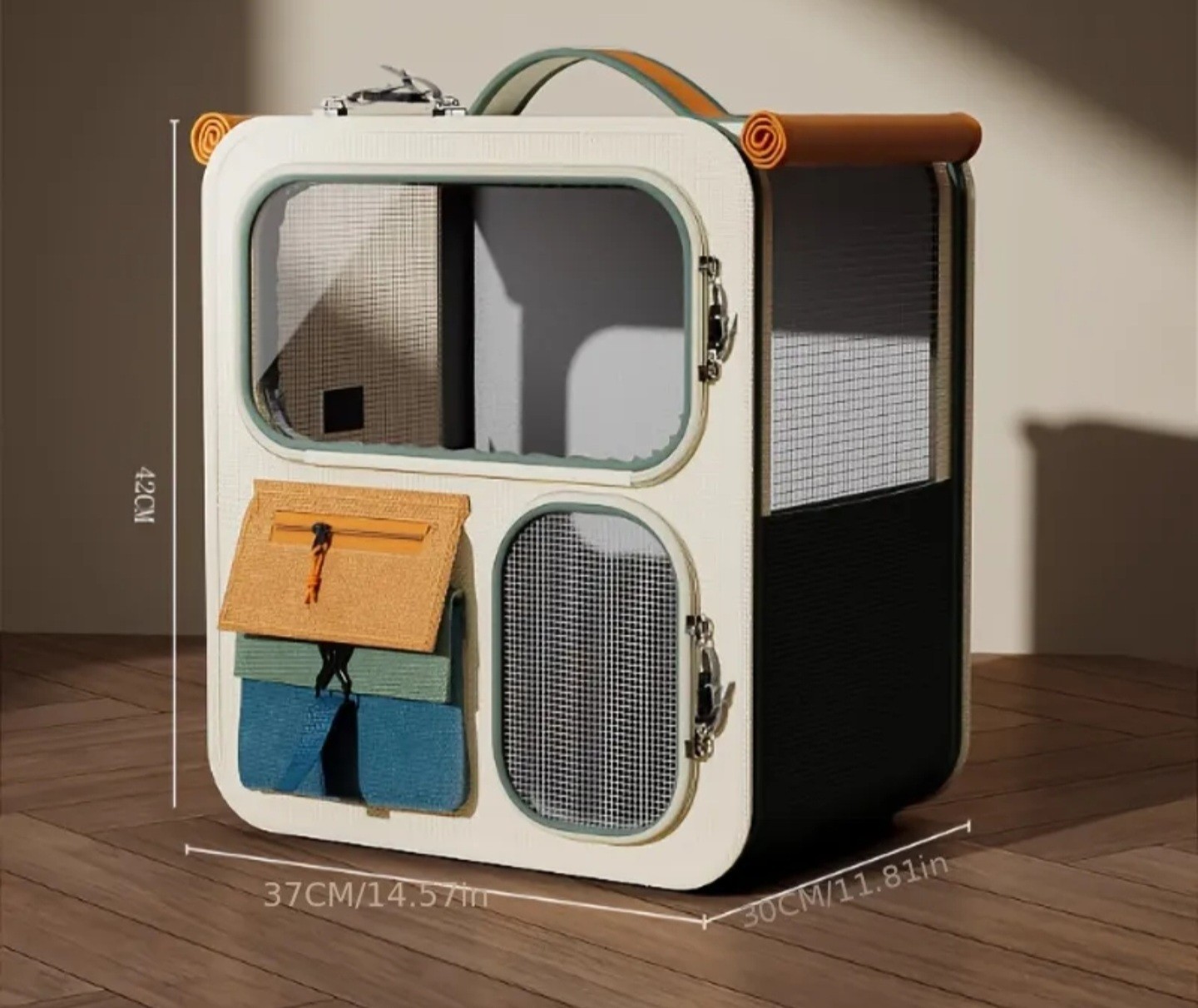 New Cat Small Dog Pet Travel Carrier Bag Backpack Soft Sided W/ Treat Storage