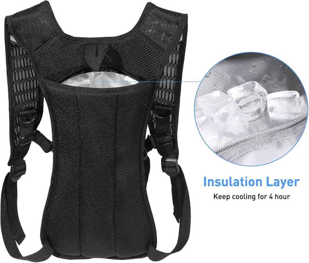 Rave Hydration Pack, Hydration Backpack with 2L Hydration Bladder, Festival E...