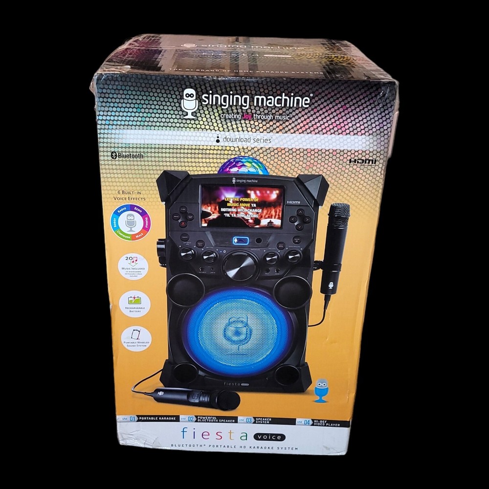 Singing Machine Bluetooth Karaoke System