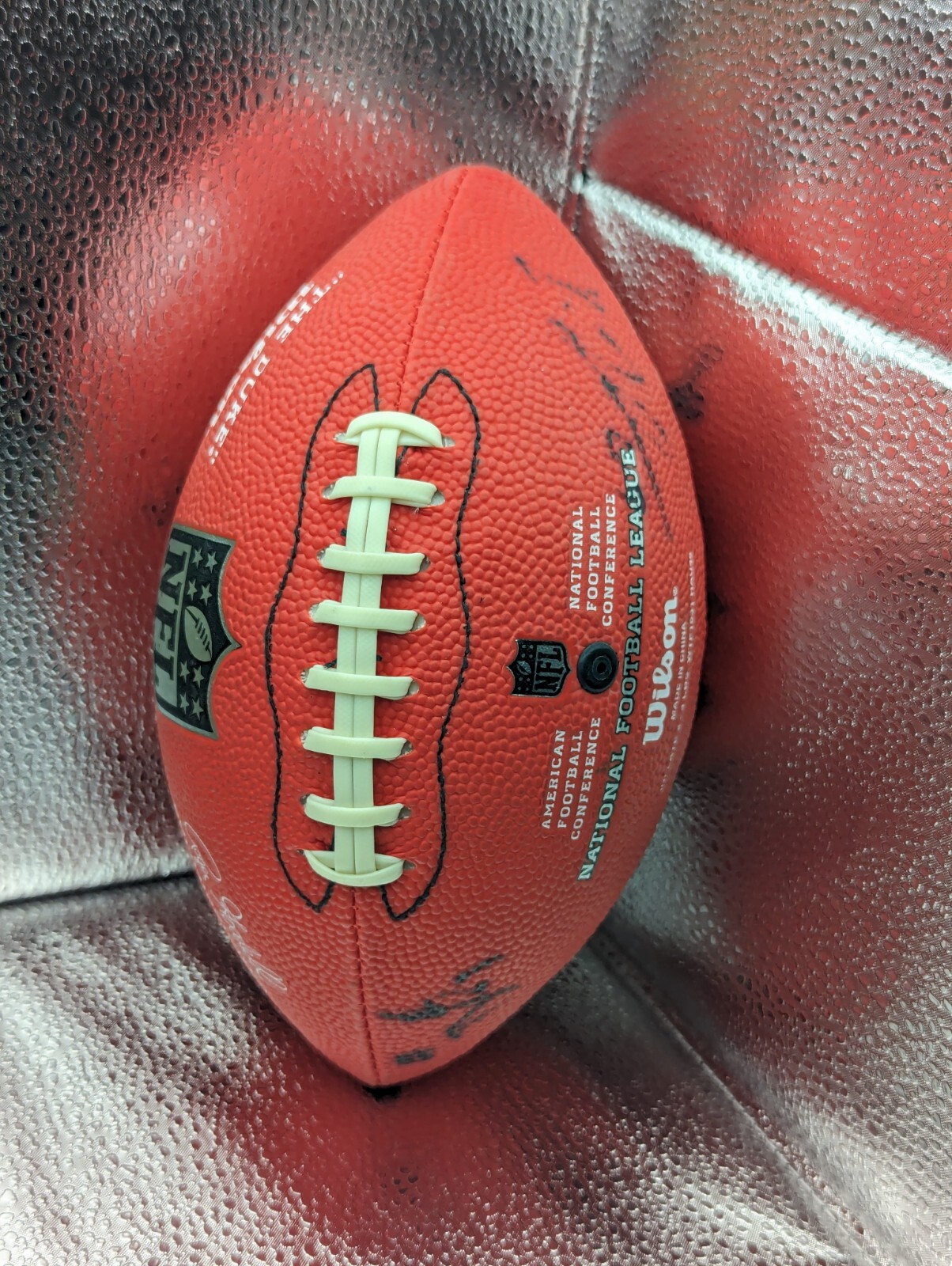 WILSON NFL GAME FOOTBALL AUTHENTIC DUKE 2008 NY Giants Replica