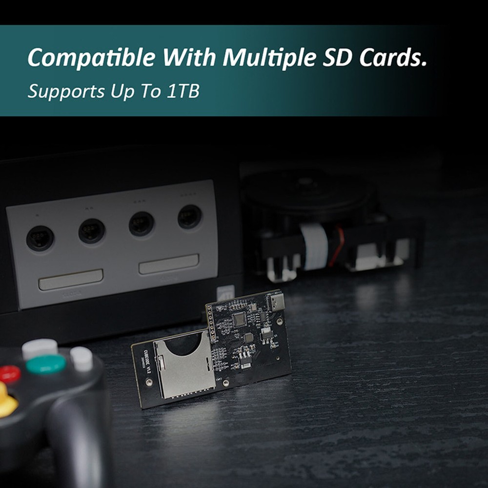 CUBEODE V1.2 Optical Drive Emulator Reusable for DOL-001/ DOL-101 adapters