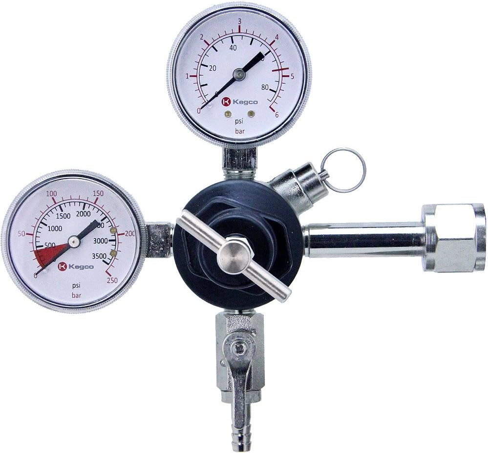 Deluxe 1-Tap Door Mount Kegerator Conversion Kit with 5 Lb. CO2 Tank