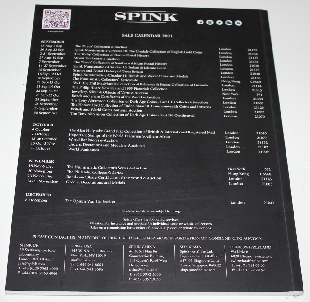 Spink Insider Stamp Magazine Autumn 2021 Issue 40 LT