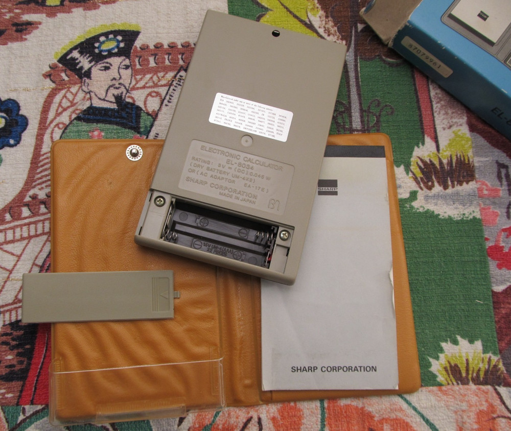 Vintage Sharp ELSI Mate EL-8034 calculator from Japan