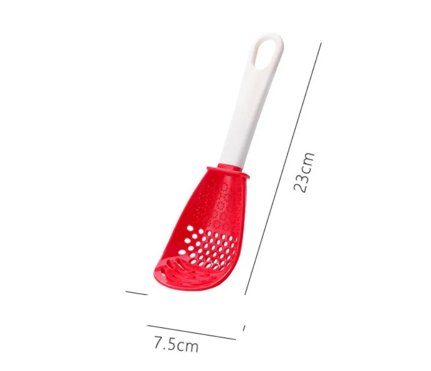 Multi-functional Grinding and Crushing Sieve and Drainage Spoon