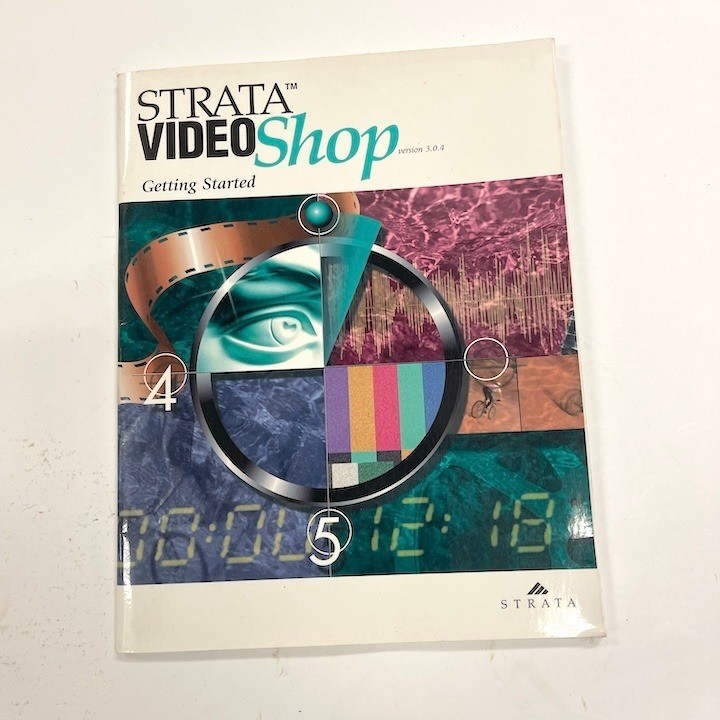 1996 Strata VideoShop Getting Started Manual Video Editing Version 3.0.4