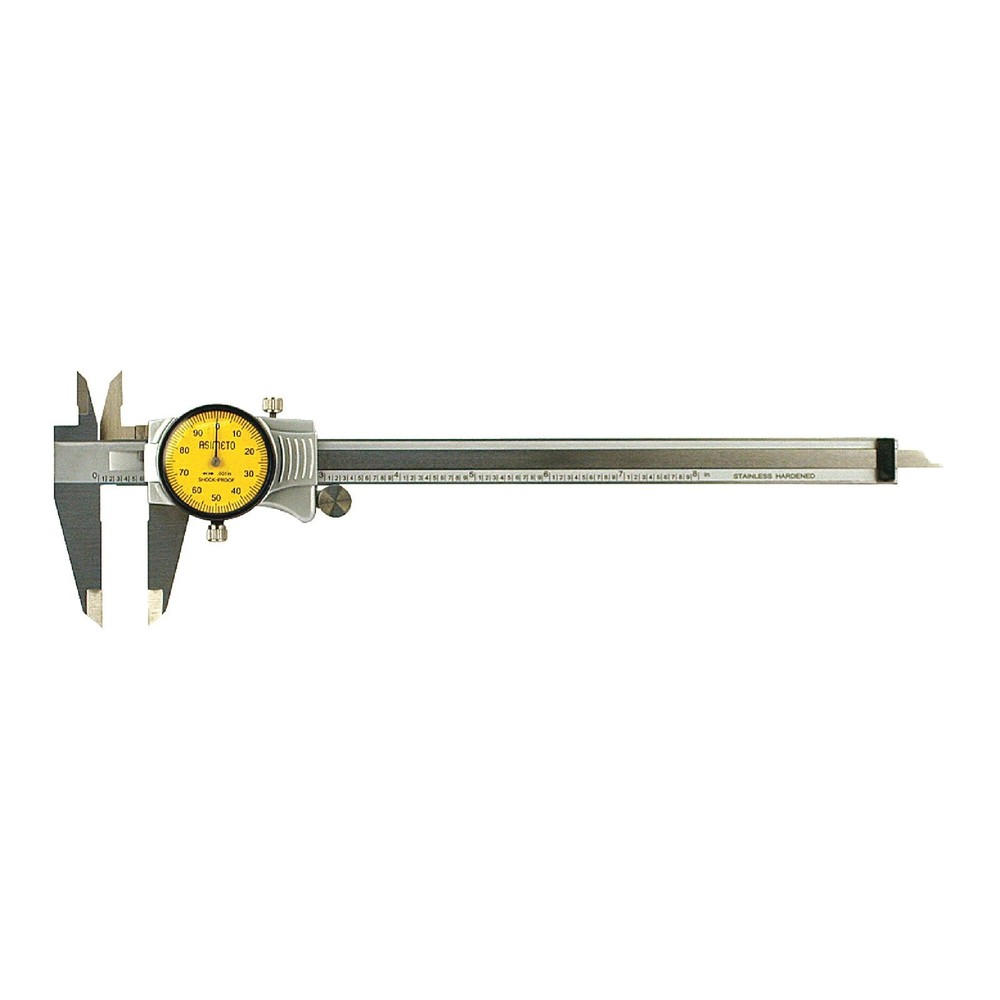 Asimeto 6" Calibrated Extra Smooth Dial Caliper