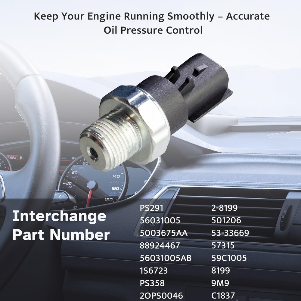 Engine Oil Pressure Sensor Sender Switch, Sending Unit fit for 1998 1999...