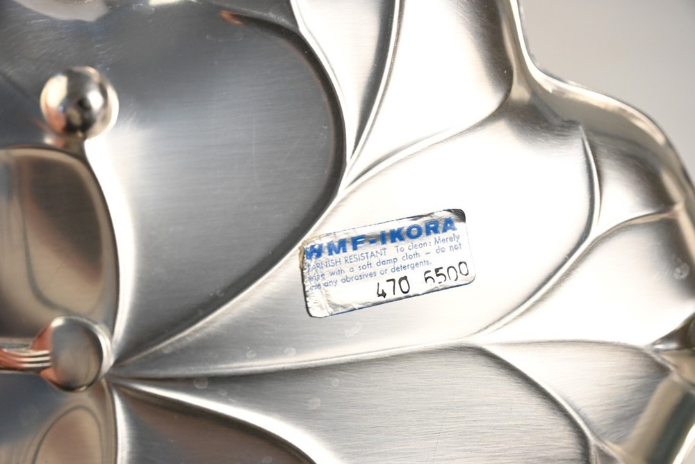 WMF Ikora Silver Plated Grape Leaf Dish Vintage German Metalware New in Box