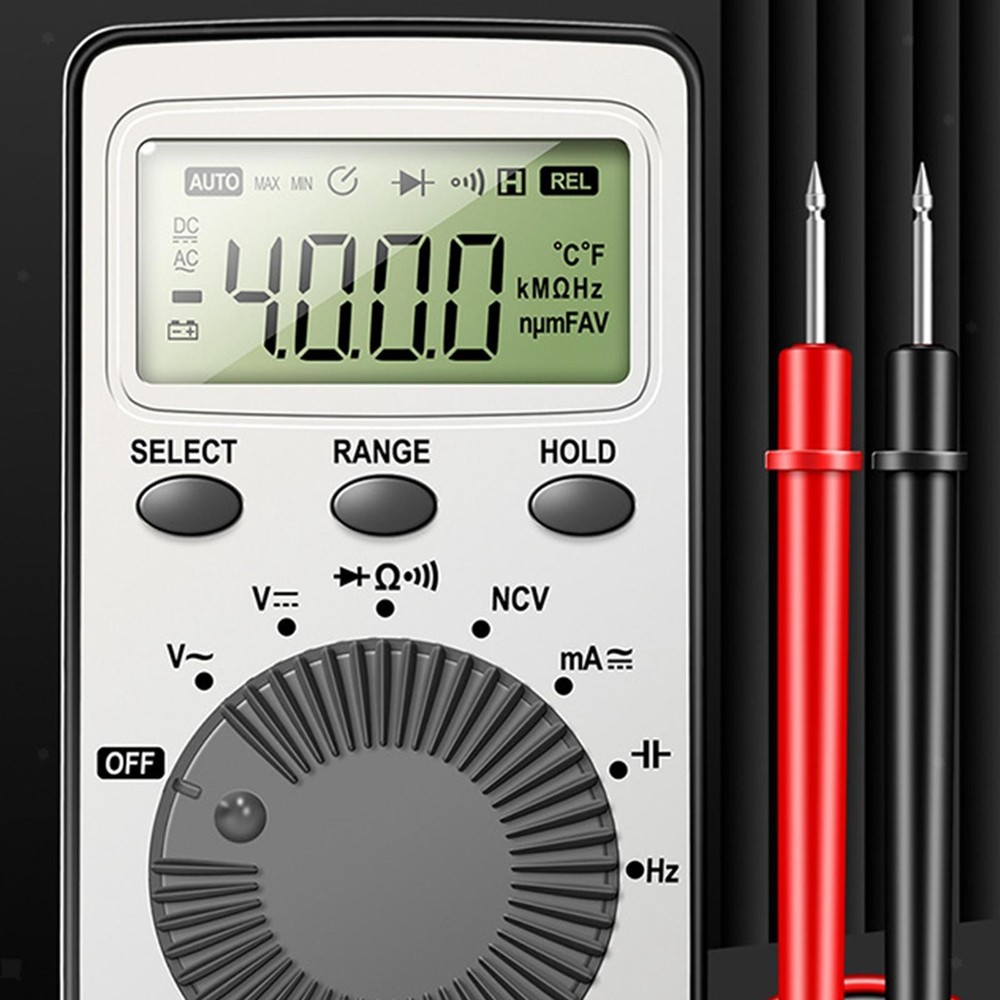 Digital Multimeter DC AC Voltmeter Professional Easy to Use Multifunctional