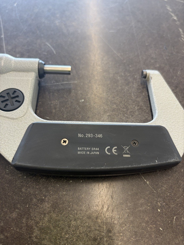 MITUTOYO 293-346 COOLANT PROOF MICROMETER WITH RATCHET THIMBLE