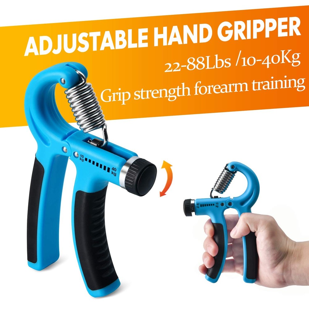 Grip Strength Trainer Adjustable Hand Gripper Finger 7 Pcs