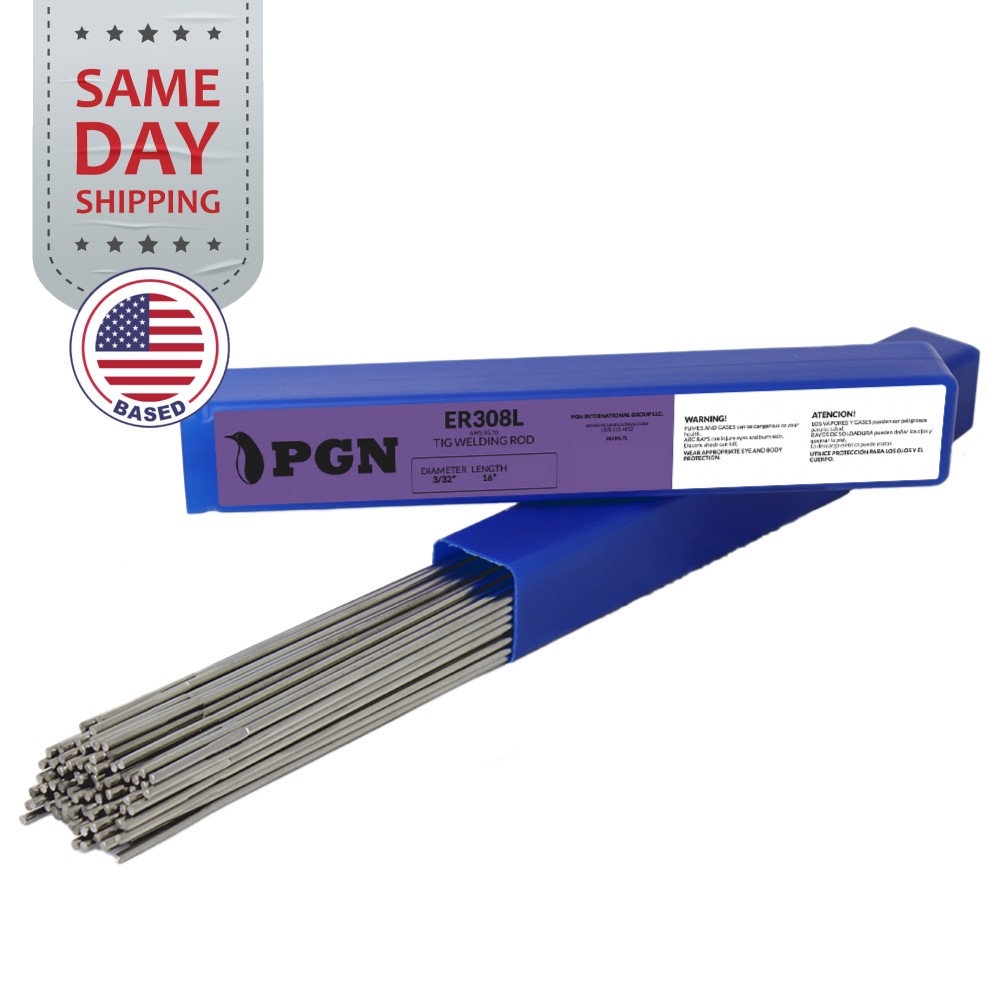 ER308L 1-lb 3/32" x 16" Stainless Steel Welding Rod - TIG Filler Rod, TIG Rod