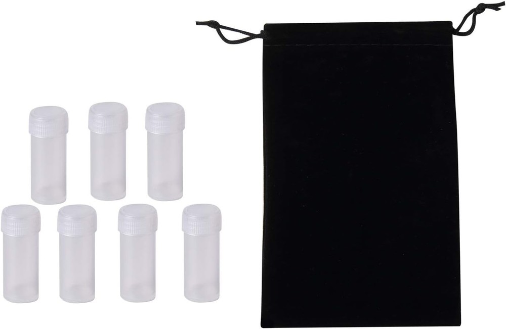 100Pcs 5ML Small Pill Plastic Containers Empty Pill Bottles Sample Bottles Vi...