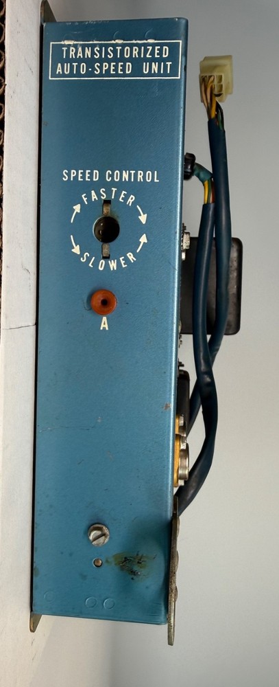 Seeburg Jukebox Transistorized Auto-Speed Unit Type 45TASU1 CodeB UNTESTED AS-IS