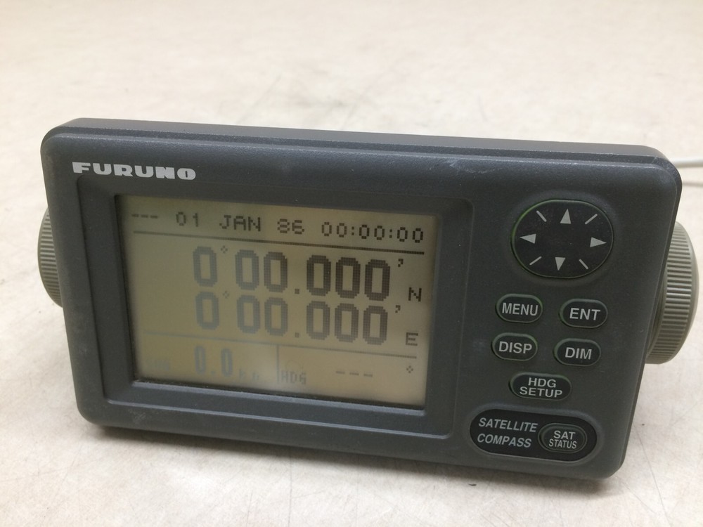Furuno SC-502 Satellite Compass Display Head V2.01 Bracket Screen Button