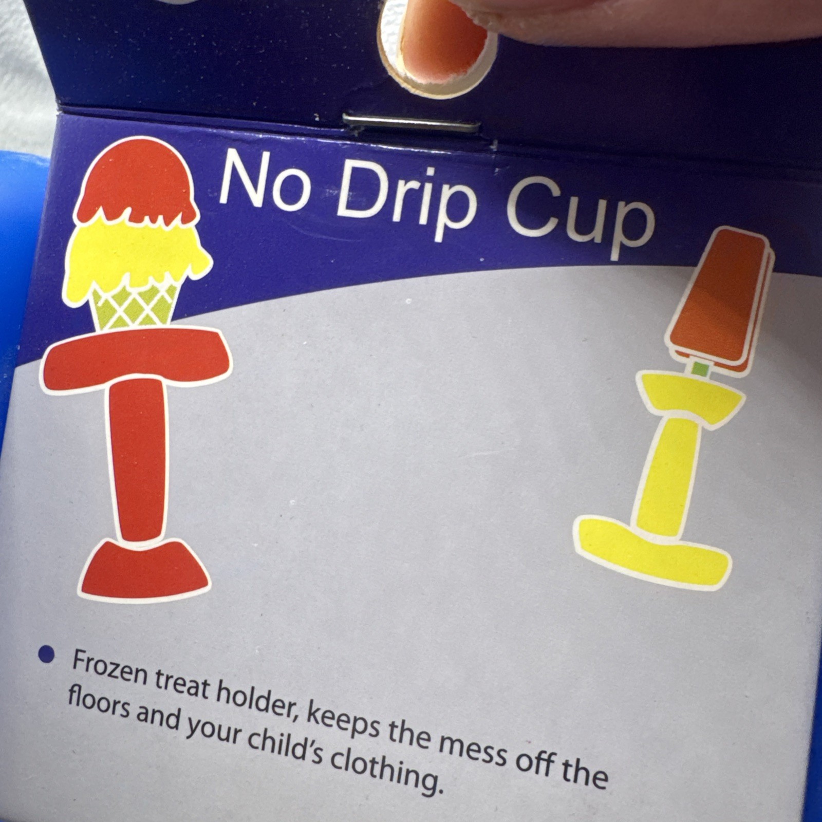 Chesterfield Royal Blue No Drip Frozen Treat Holder - NEW