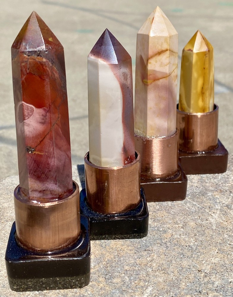 Orgone Mini Cloudbuster Set - Copper Pipe - EMF Protection - Energy Harmonizers