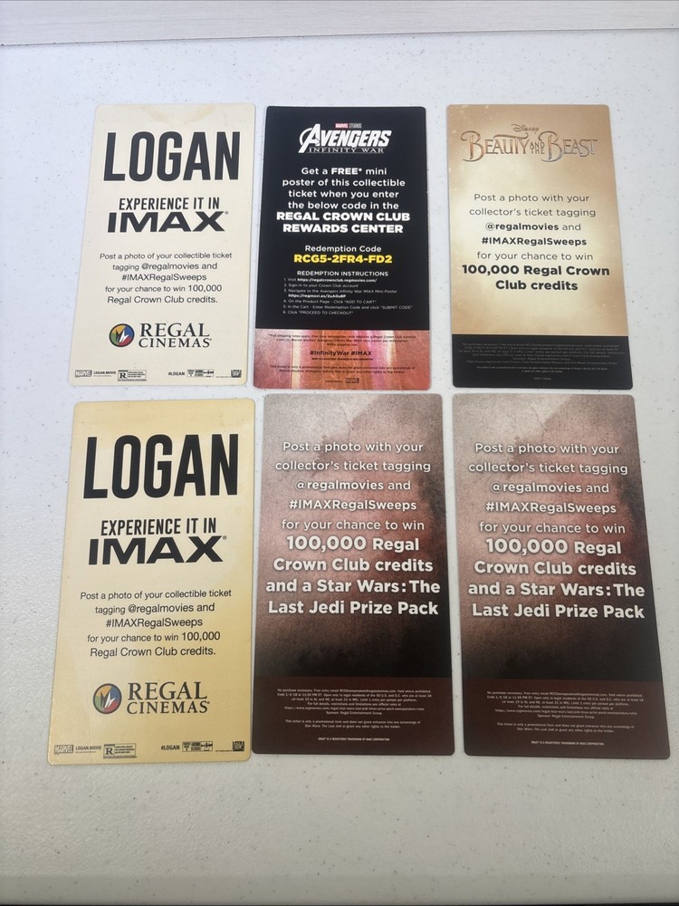 IMAX Tickets Bundle Lot 19