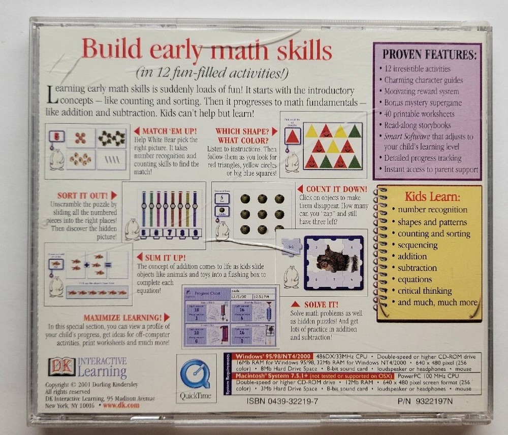 Math Explorer Deluxe (PC CD-ROM, 2001, DK Software, 2 Disc Set)